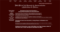 Desktop Screenshot of consejodehermandadesdeutrera.org